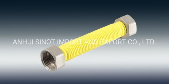 Dn32 - 1 1/2" Corrugated Stainless Steel Coated Pipe for Gas