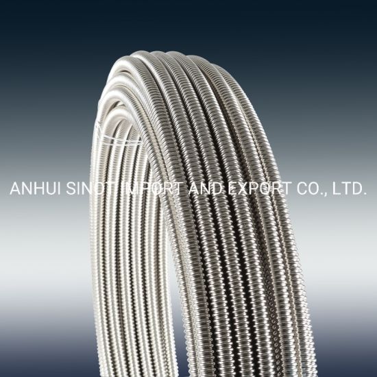 Dn20 - 1" Corrugated Stainless Steel Coated Pipe for Gas