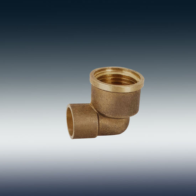 F-0004-1040 Brass Elbow Reducing Fitting 1/2"X1/4"