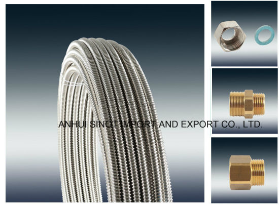 Dn15-3/4" Corrugated Stainless Steel Hose for Gas
