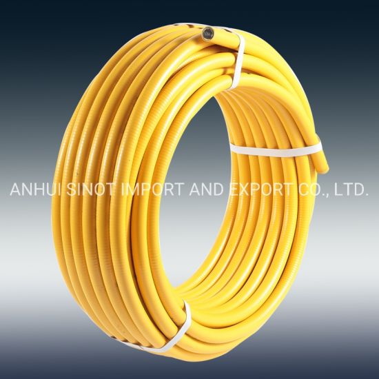 Corrugated Stainless Steel Coated Hose for Gas Dn15-3/4"